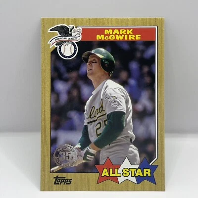 2022 Topps Series 2 Baseball Mark McGwire 1987 Anniversary 87AS-8 - Image 1 of 2
