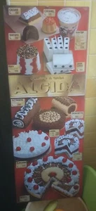Tabella gelati ALGIDA anni 70/80 in perfette condizioni - Fondo di magazzino - Foto 1 di 3
