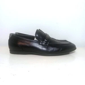 Calvin Klein Men's 8.5 Black Duncan Bit Loafer Manmade Leather Shoes NIB - Picture 1 of 14