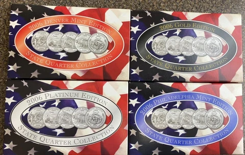 2006 Philadelphia, Denver, Gold, and Platinum State Quarter Mint Sets Cover