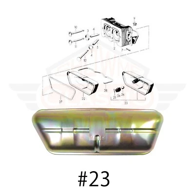 Valve Cover Vented for 1950-1965 50-65 Porsche 356 356A 356B 356C 2 Required - Image 1 of 4