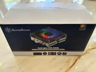 SilverStone HYH90-ARGB Horizontal CPU Cooler with 4 Heat-Pipes and 92mm - Image 1 of 4