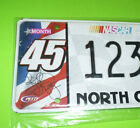 #45 Kyle Petty KP NASCAR NC North Carolina License Plate Sample Motorsports 
