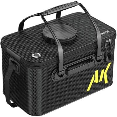 H Faltbarer Angel Eimer EVA Wassereimer Lebendfisch Tragbar  - Bild 1 von 4