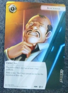 Netrunner LCG Blackmail Official FFG Alt Art Card - Picture 1 of 1