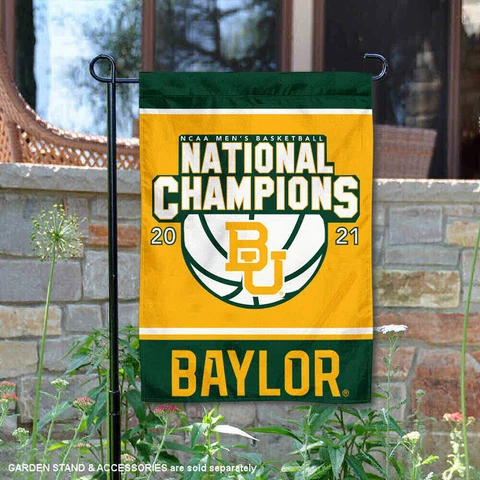 Baylor Bears College Basketball 2021 National Champions Garden Yard Banner Cover