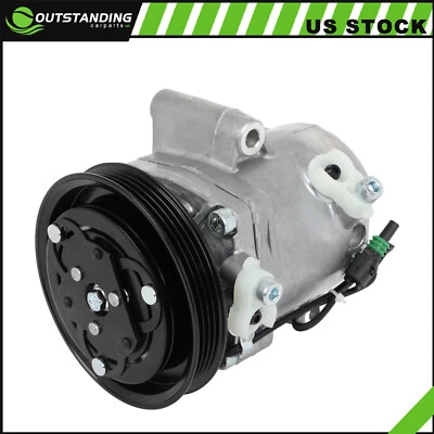 Compresor de aire acondicionado con embrague para Smart Fortwo 2008-2013 2014 2015 1,0 L Foto 1 de 4