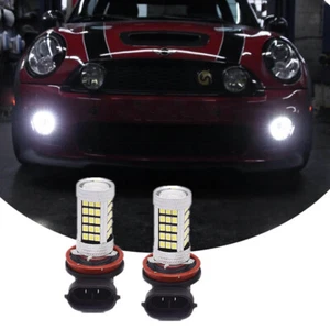 2x Bulbs H8 Fog LED Bright White 6000K Canbus FOR MINI F54 F55 F56 F57 F60 R60 - Picture 1 of 3