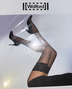 Wolford Satin Touch Stay-up Talla: Extra Pequeño Color: Blanco 21223 - Imagen 1 de 1