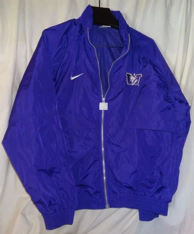 University Of Washington Huskies VINTAGE TEAM NIKE SPORTS JACKET LARGE UW Cover