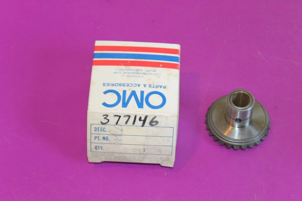 OMC Evinrude Johnson Gear. Part 377146. Acquired from a closed dealership.  - Image 1 of 1