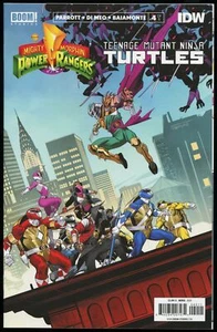 Mighty Morphin Power Rangers / Teenage Mutant Ninja Turtles #4 (2020) ~ BOOM! - Picture 1 of 2