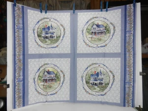 "A Little Bit of Heaven" D. Morgan for Springs Industries Fabric Panel 6129 - Picture 1 of 2