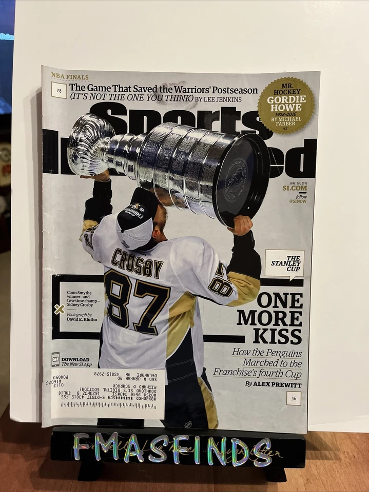 B3 2016 SIDNEY CROSBY PENGUINS STANLEY CUP Sports с иллюстрациями  - Изображение 1 из 1