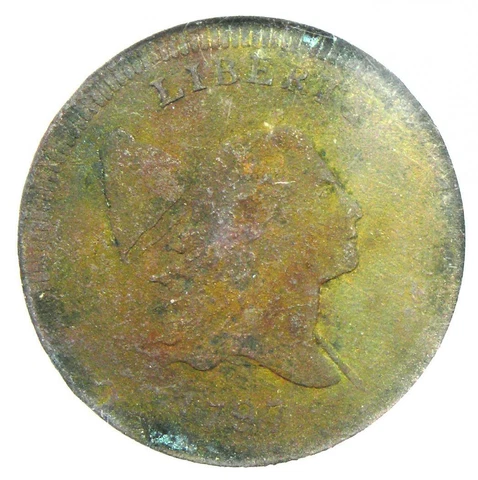 1797 Liberty Cap Flowing Hair Half Cent 1/2C - NGC XF Detail (NCS) - Rare Coin! Cover