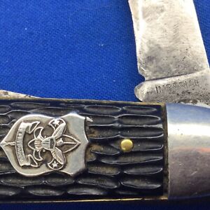 Boy Scout 4 Blade Imperial Pocket Knife With First Class Shield Logo