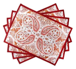 Placemats 100% Cotton Decorative Cloth Place Mat Washable Dinner Placemat Hol... - Picture 1 of 9