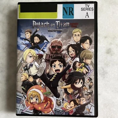 Attack on Titan Junior High The Complete Series DVD 2017 Rare US Release Anime - Image 1 of 3