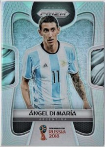 2018 Panini Prizm World Cup Argentina Angel Di Maria Silver 2