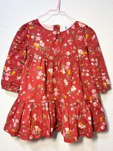 OshKosh Girls Floral Cottage Core Floral Sz 18M Long Sleeve Prairie Baby Bgosh - Picture 1 of 10
