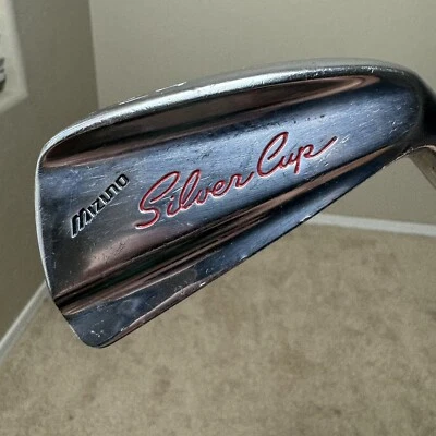 Mizuno Silver Cup Iron 5 Steel Shaft Mizuno Grip 36.5” Length - Image 1 of 4