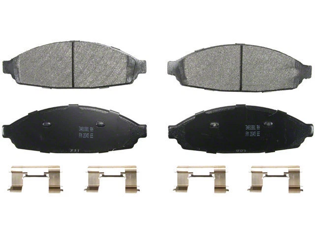 Conjunto de pastilhas de freio dianteiro para 2003-2011 Lincoln Town Car 2005 2004 2006 2007 VC739XG - Imagem 1 de 1