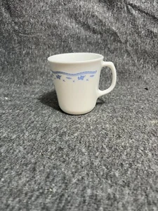 1 Vintage Corning USA Corelle MORNING BLUE Flower Coffee Tea Cups - Picture 1 of 4