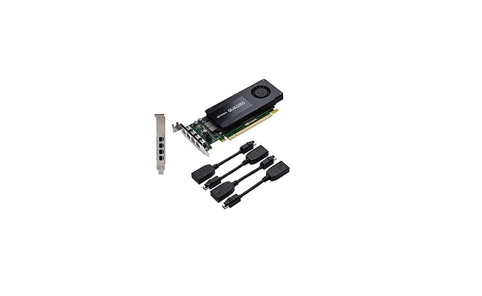 Nvidia Quadro P600 2GB GDDR5 (Mini DPx4) Std. Graphics Card + 4*cable - Image 1 of 1