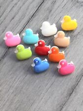 13.5mm Duck Shaped Buttons on a Shank in Various Colours