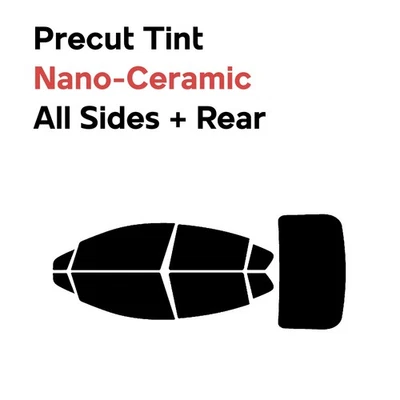 Película de ventana precortada para automóvil nano cerámica hágalo usted mismo tinte para Chevrolet Cruze 2016-2019 sedán Foto 1 de 4