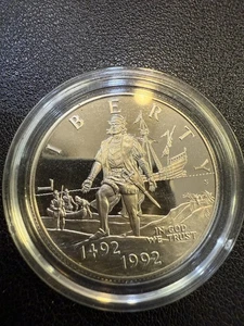 1992 Proof Columbus - Commemorative Half Dollar - G007 - Picture 1 of 2