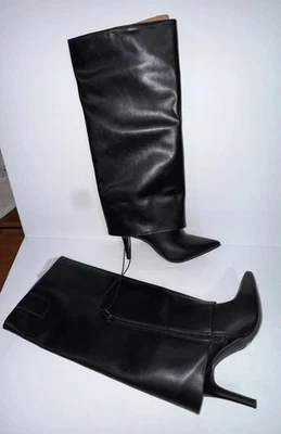 Botas altas de moda Worthington 7M Chana negras | Nuevas con etiquetas Foto 1 de 4