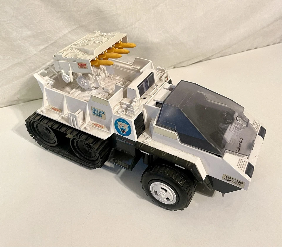 Vehículo incompleto Gi Joe Snow Cat con misiles articulados Hasbro 1985 Foto 1 de 4