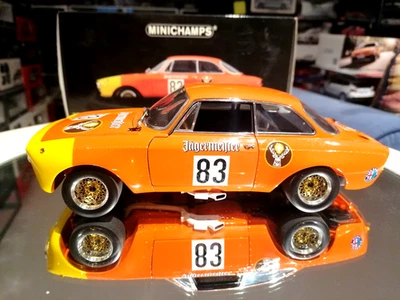 Minichamps 1/18 Alfa Romeo GTA 1300 Junior DRM 1972 Jägermeister MINT with Box - Immagine 1 di 4
