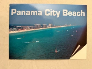 Postcard Aerial View Panama City Beach Florida View Thomas Drive Hobie Cats - Picture 1 of 2