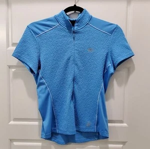 PEARL IZUMI SELECT SERIES 1/2 ZIP PULLOVER CYCLING JERSEY PEACOCK BLUE WOMEN S - Picture 1 of 15