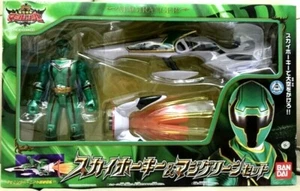 Power Rangers Magiranger Mystic Force Green Figur mit Rennrad Set RAR! - Bild 1 von 2