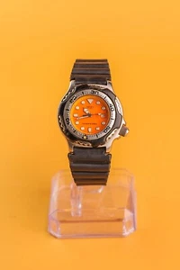 Seiko Seiko Baby Starfish 200M Diver 7N85-002B Orange Dial 36mm Case Mens Watch - Picture 1 of 7