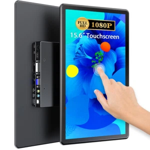 UPERFECT 15.6" 1080P Touch Screen Monitor Touscreen PC Display Remote Control - Picture 1 of 12