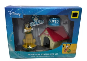 Disney's Mickey Mouse Pluto's Mini Garden Statuette Set,Yard Garden Planter Lawn - Picture 1 of 6