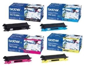 4 Original Toner Brother TN-135 TN-130 HL-4040cn MFC-9840cdw MFC-9440cn DCP-9042 - Bild 1 von 1
