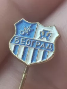 Club de fútbol, OFK BEOGRAD, Belgrado, Serbia, insignia de alfiler 🙂 - Imagen 1 de 2