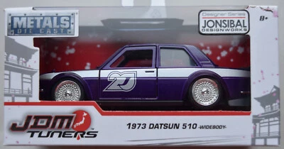Jada JDM Tuners 1973 Datsun 510 Widebody Purple 1:32 Scale - Image 1 of 2