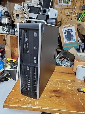 Windows 7 Pro 32 Bit HP Compaq 8000 Elite Small Form   Desktop  Wi-Fi  - Image 1 of 4