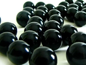 Black Magic Mini 1/2" Jawbreakers 2 kg Bulk Vending Licorice Hard Candy - Picture 1 of 5
