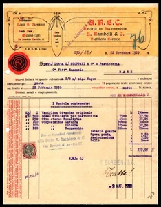 GF0213 - Fattura: AREC Distilleria Essenza - Milano 1929 - Picture 1 of 1