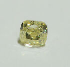 Natural Yellow Diamond 0.22 Ct Rare Loose Fancy Cushion Clarity VS2 Untreated