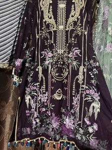 3pc Fancy Pakistani Suit. Embroidered And Embellished - Picture 1 of 14