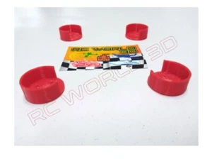 QUADCOPTER BRUSHLESS MOTOR MOUNT/BASE PROTECTOR 4PCS 3D PRINTED PLA RED HI-PRO - Picture 1 of 5