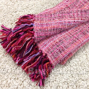 SOFT LUXURIOUS ROSE PINK PLUSH ACRYLIC THROW RUG BLANKET 100x165cm **NEW** - Picture 1 of 3